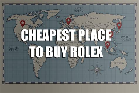 cheapest place to buy Rolex